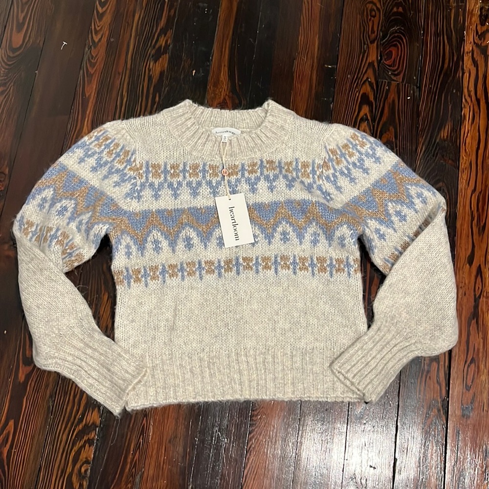 Heartloom fairisle sweater